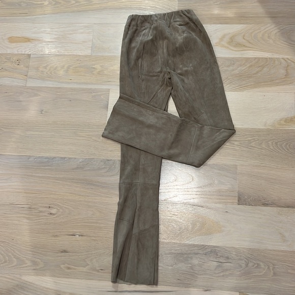 Shari’s place palm beach genuine Italian suede boot cut elastic waist pants - Picture 8 of 8